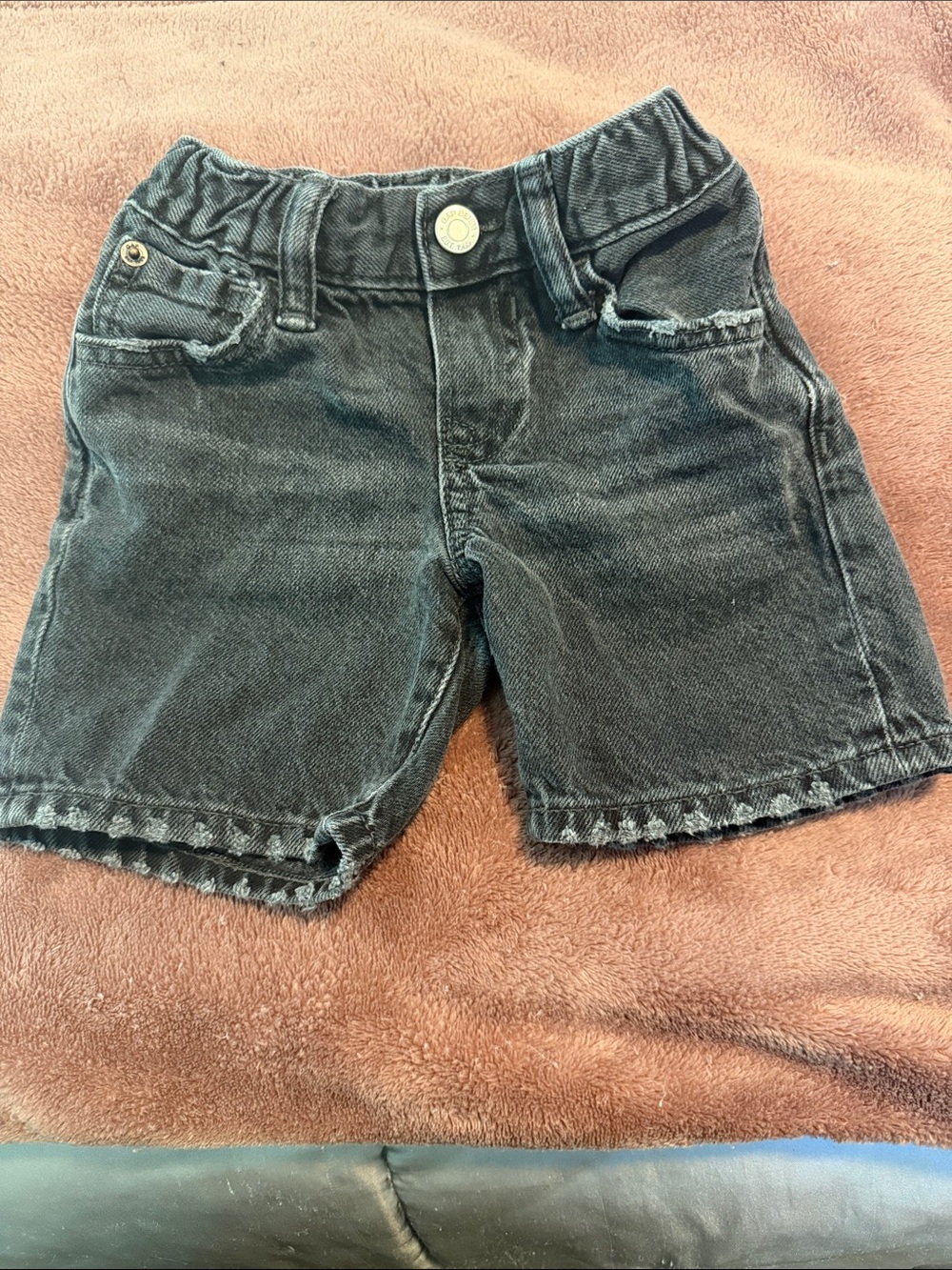 GAP Dark Gray Denim Shorts for Kids